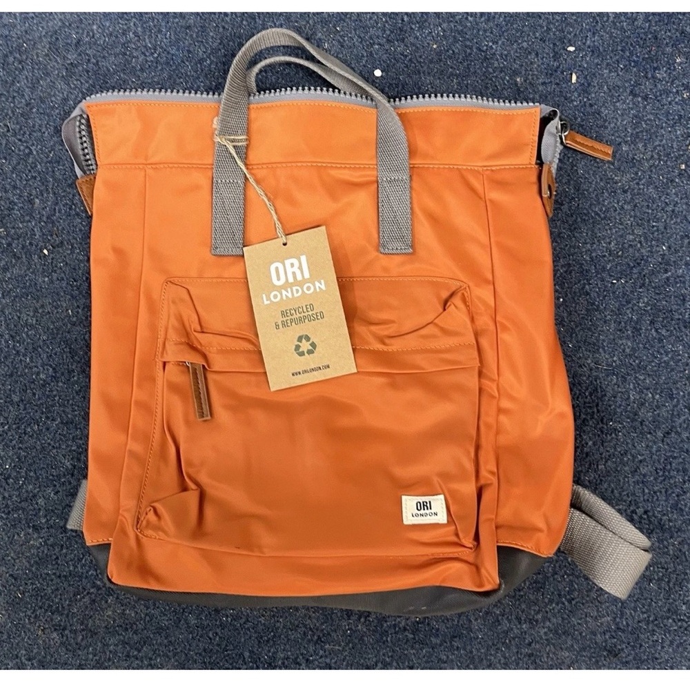 ORI London Eco-Friendly Orange Backpack